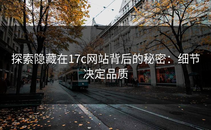 探索隐藏在17c网站背后的秘密：细节决定品质