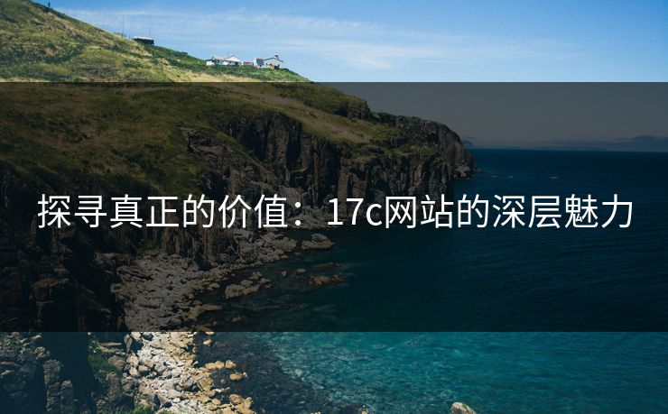 探寻真正的价值：17c网站的深层魅力